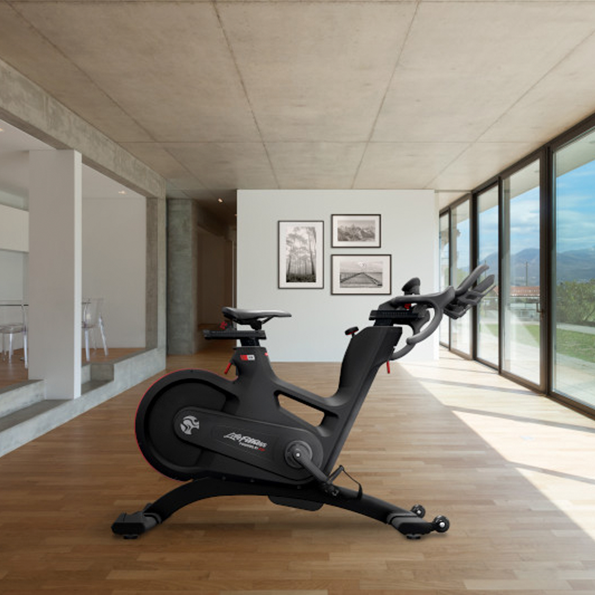 Brugt - Life Fitness IC8 Indoor Cycle Gl. 5 knap computer
