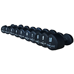 TITAN LIFE PRO Dumbbell Aerobic 1-10 kg, Rubber
