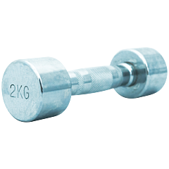TITAN LIFE PRO Chrome Dumbbell 2 kg