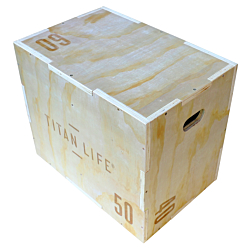 TITAN LIFE PRO Plyo Box Wood