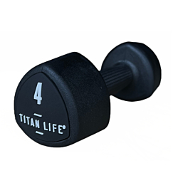 TITAN LIFE PRO Dumbbell Aerobic 4kg Rubber