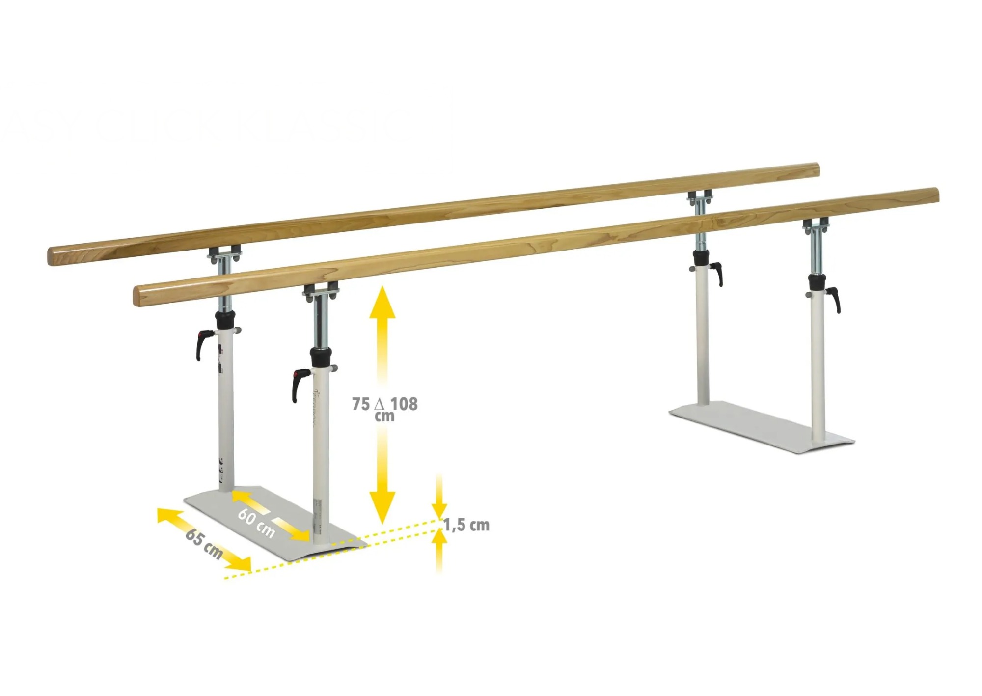 Ferrox forskydelig gangbarre 3m
