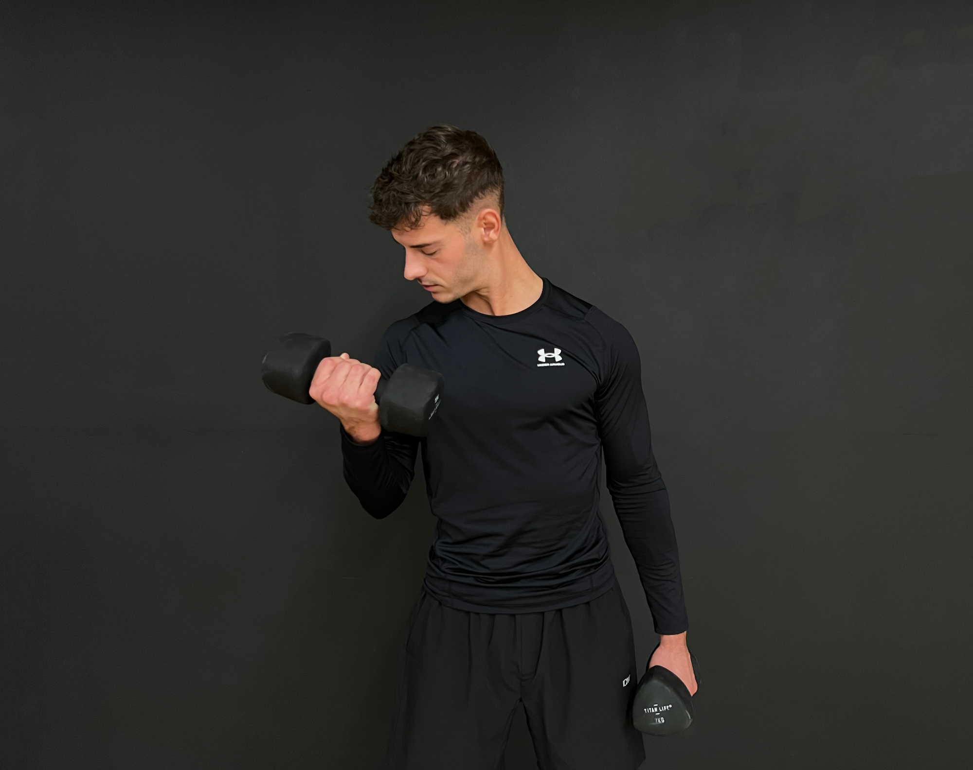 TITAN LIFE PRO Dumbbell Aerobic 6 kg, Vinyl